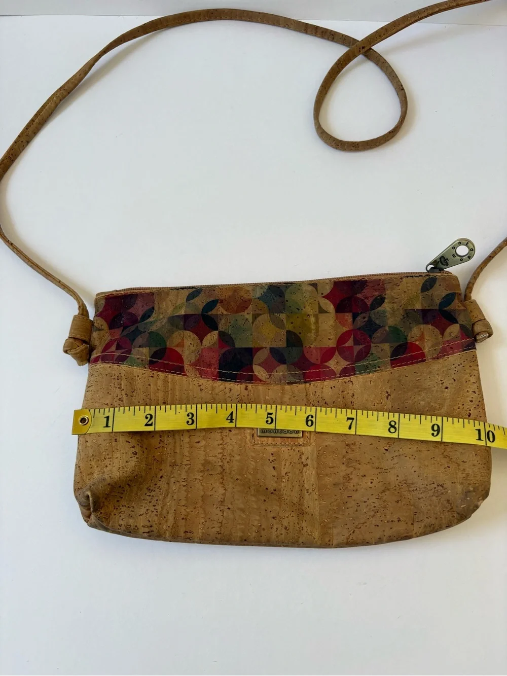 Montado Ethical Vegan Cork Leather Handmade Crossbody Bag Purse Career Academia